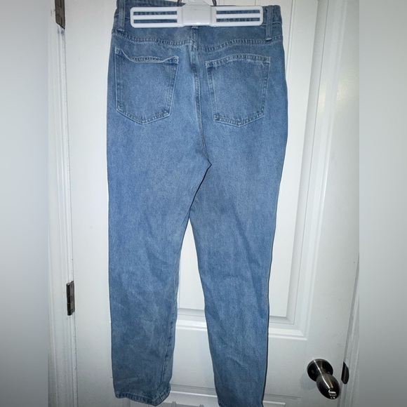 Simple Society Bandana Patchwork Jeans Women's 7/28 High Rise Distressed - Picture 8 of 14